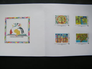 Carnet de timbres des dessins lauréats 2019